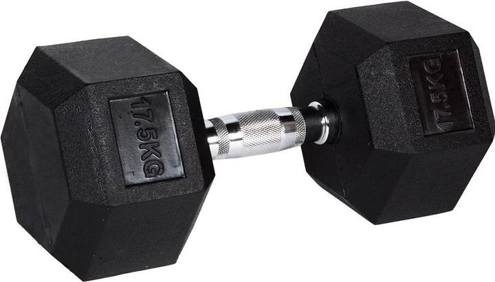 Image du produit Fitcom Hex Dumbbell 17.5 kg (1 x 17.5 kg)