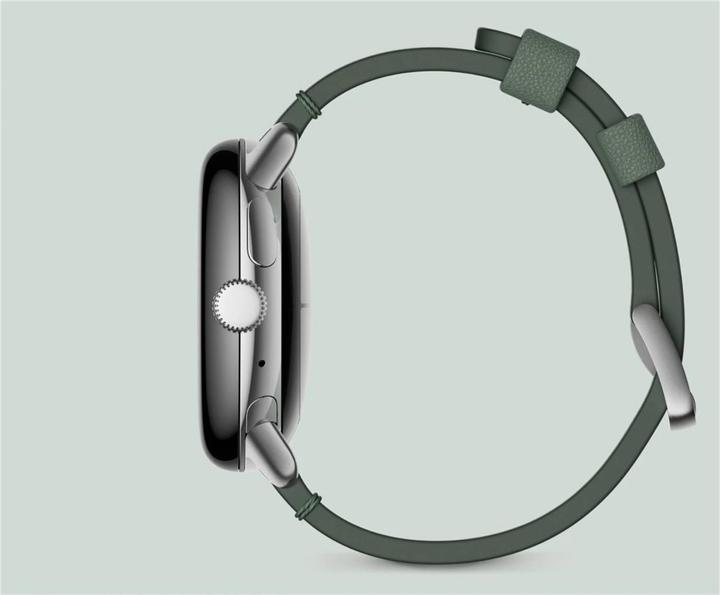 Productafbeelding Google Leren bandje voor Pixel Watch maat L (Leer, Roestvrij staal)