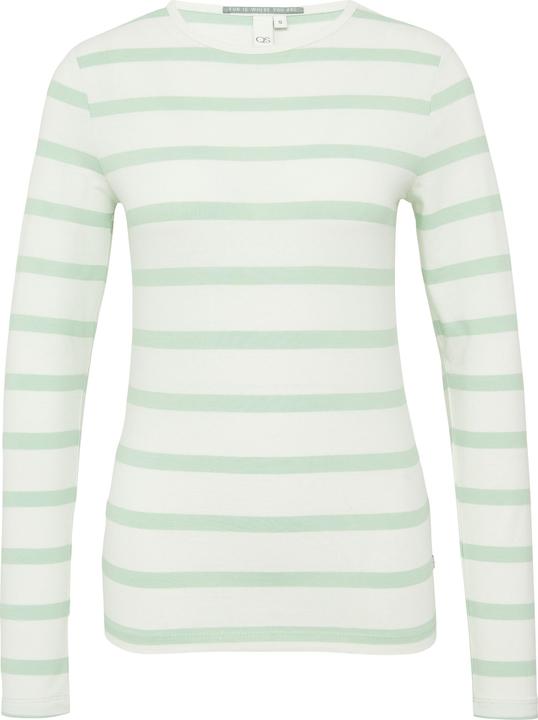 S.Oliver T-Shirt Schmales Ringelshirt mit Rundhalsausschnitt (M)