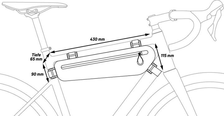 Actual product image Zefal Z Adventure C3 (3.30 l, Frame bag)