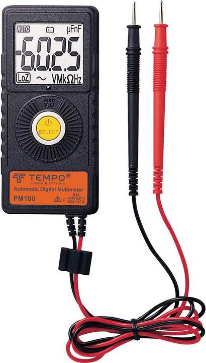 Tempo Communications Hand Multimeter Digital PM100 (CAT III 300V)
