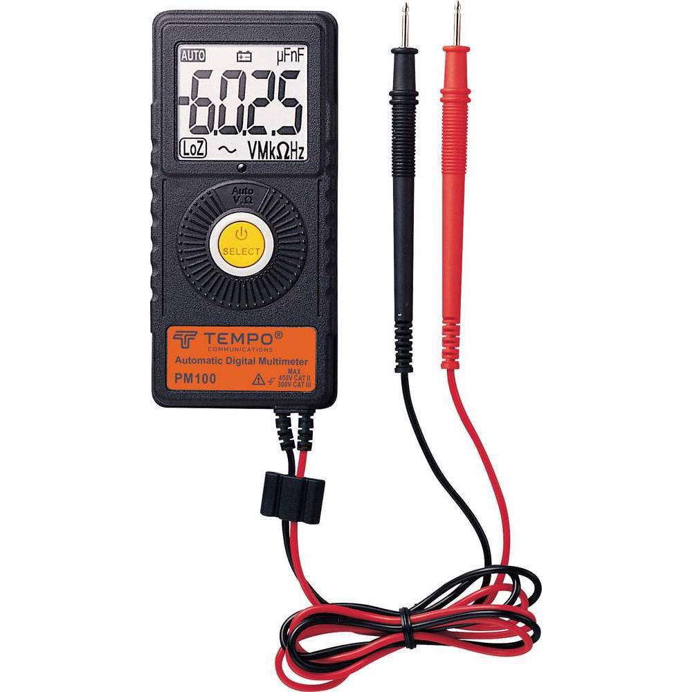 Tempo Communications, Multimeter, Hand Multimeter Digital PM100 (CAT III 300V)