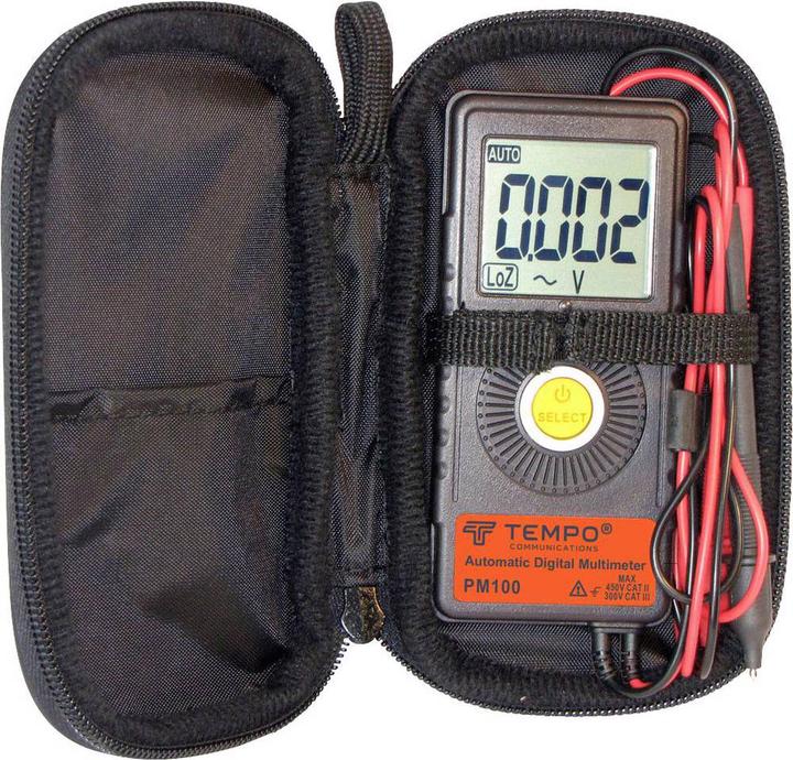 Actual product image Tempo Communications Hand Multimeter Digital PM100 (CAT III 300V)