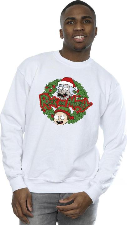 Immagine prodotto Rick And Morty Christmas Wreath Felpa Uomo (S)