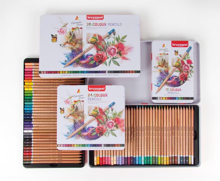 Produktbild Bruynzeel Farbstifte Expression Colour Metalletui, 36 Stück (Mehrfarbig, 36 x)
