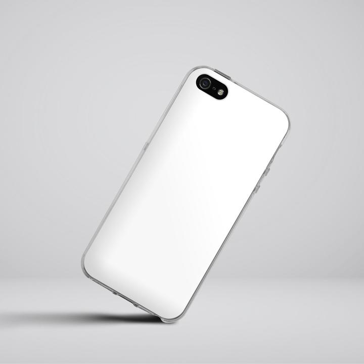 Produktbild DeinDesign Silikon Hülle für Apple iPhone 5s Handyhülle Case Smartphone Schutzhülle Farbe einfarbig weiss (Apple iPhone 5s)