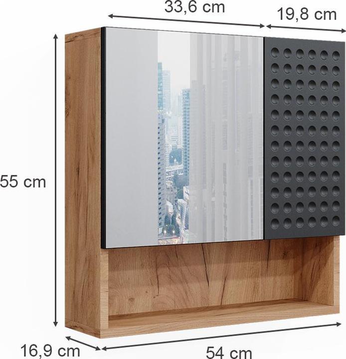Produktbild Vicco Irma (54 x 16.90 x 55 cm)
