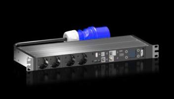 Actual product image Rittal 7979503 metered plus 16A/1P CEE 4xCEE7/3 Schuko PDU Basic Power Distribution