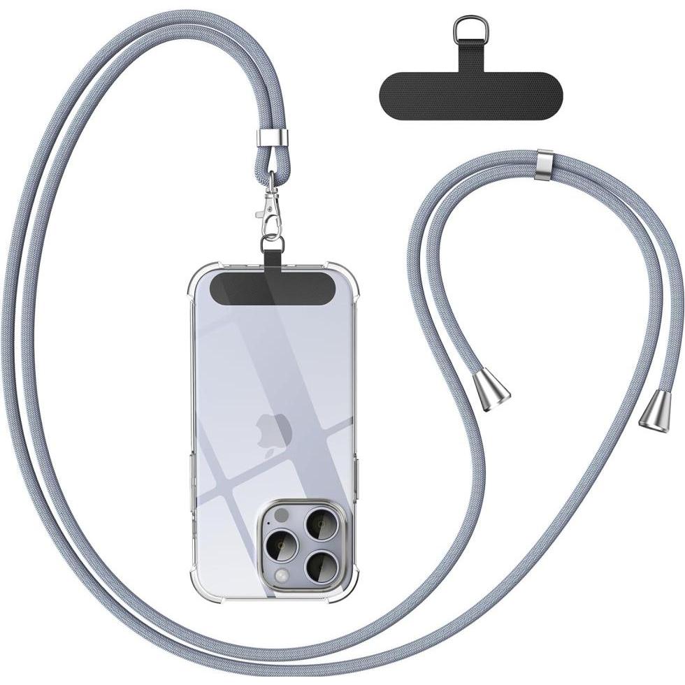 Screenguard Universal Necklace Handykette für Smartphone Hüllen, Handykette, Blau