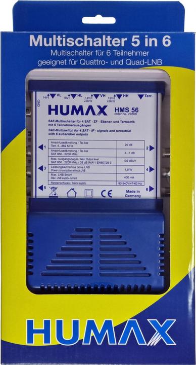 Produktbild Humax HMS 56 (Multischalter)