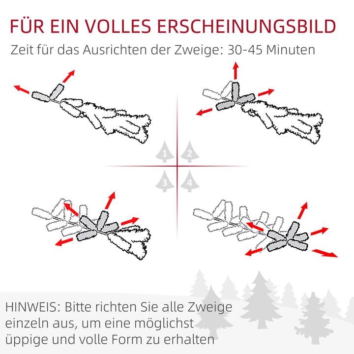 Produktbild Homcom Weihnachtsbaum (180 cm)