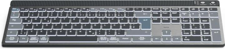 Actual product image Hama WK-750 Keyboard wireless grey (DE, Wireless)