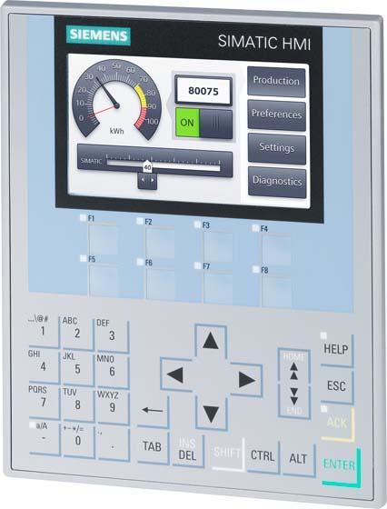 Produktbild Siemens TFT-Panel 10,20cm (4") 6AV2124-1DC01-0AX0