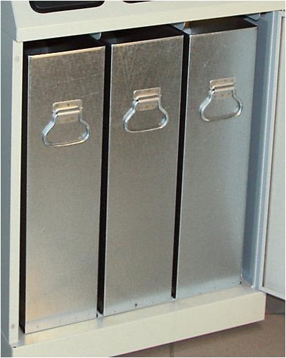 Actual product image kaiserkraft Recyclable material collector, steel (90 l)