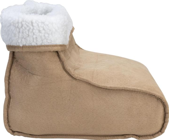 Actual product image Casativo 2in1 foot warmer with vibration massage and remote control, soft teddy lining