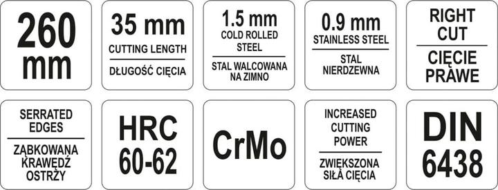 Actual product image Yato Kehlani (260 mm)