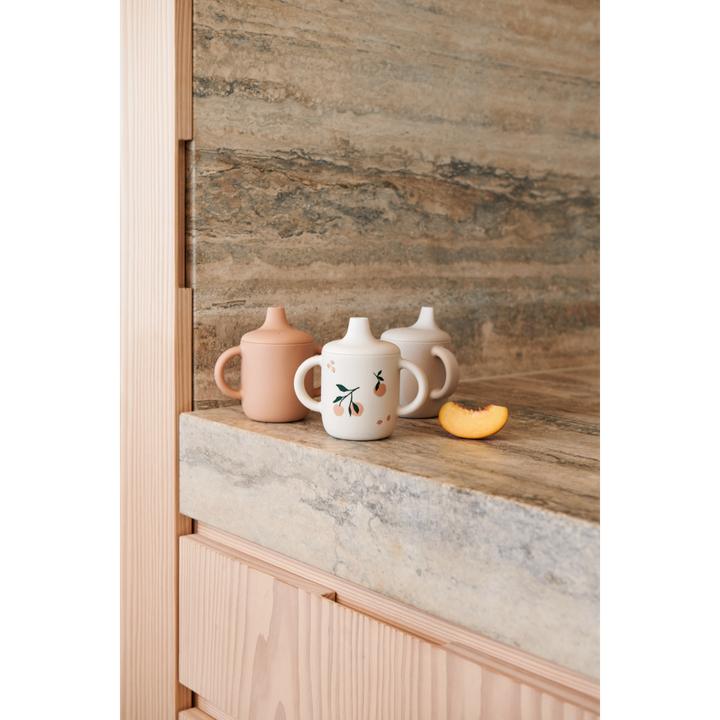 Actual product image Liewood Silicone Sippy Cup Neil Peach Sea Shell
