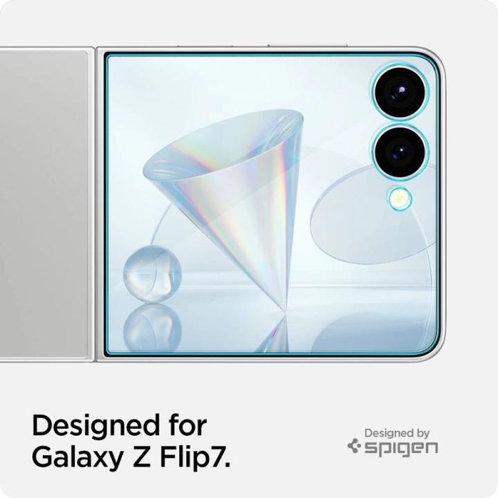 Actual product image Spigen Glas.tR Ez Fit HD (1 pcs., Samsung Galaxy Z Flip7)