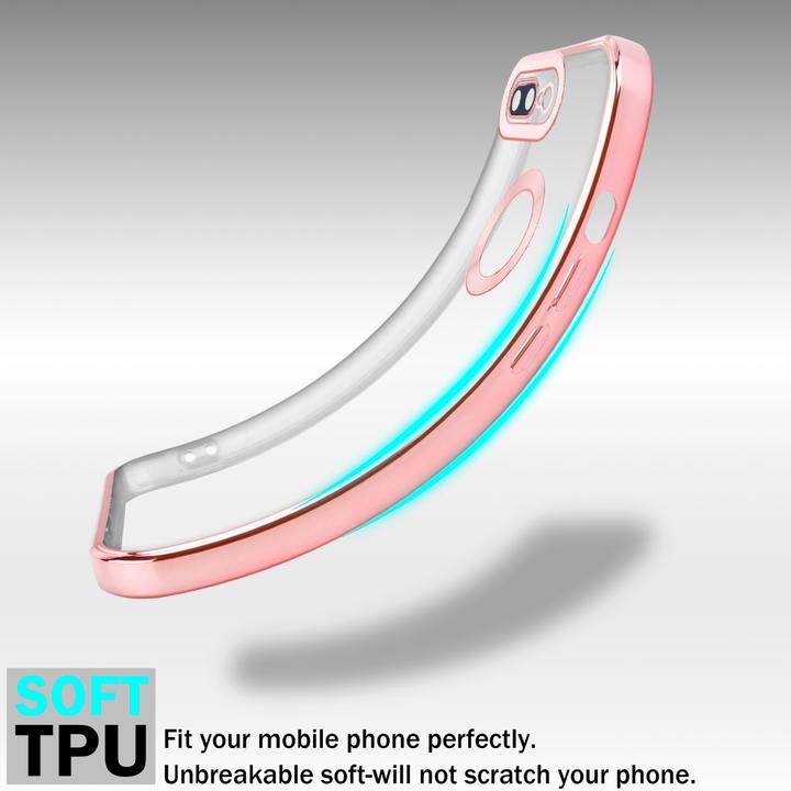 Actual product image Cadorabo TPU Chrome Case with Camera Protector for Apple iPhone 7 PLUS / 7S PLUS / 8 PLUS (Apple iPhone 7 Plus, Apple iPhone 7s Plus)