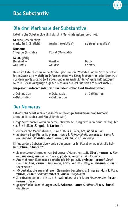 Actual product image Grammatik kurz & bündig Latein (German, Latin, 2023)