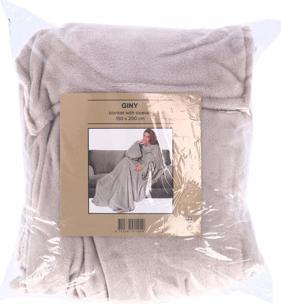 Plaid with sleeves 150x200 Pumice Stone (150x200 cm)