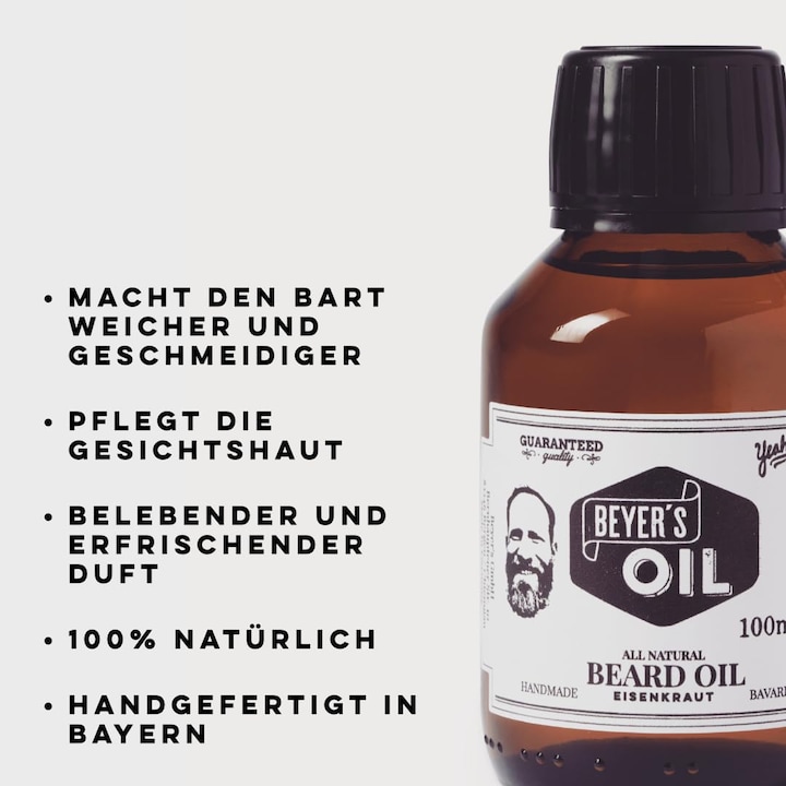 Actual product image Beyers Oil Bartöl-Eisenkraut (100 ml)