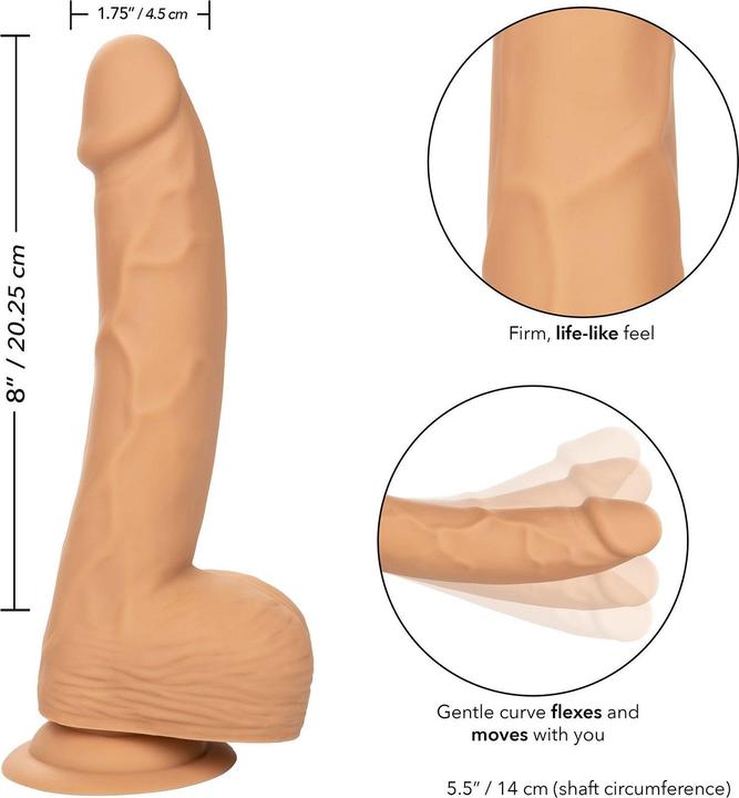 Image du produit CalExotics California Exotics Bottes En Silicone 20,32 cm Peau
