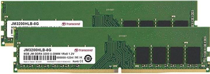 Actual product image Transcend JetRAM DDR4 (1 x 8GB, 3200 MHz, DDR4-RAM, DIMM)