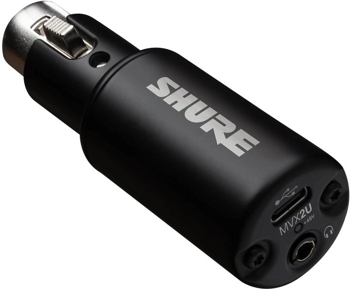 Immagine prodotto Shure MVX2U Gen 2 - USB-C-Mikrofon-Audio-Interface, mit DSP (USB)