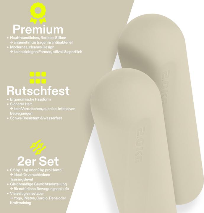 Actual product image Omnana HEROBAR Kurzhantel (2 x 2 kg)