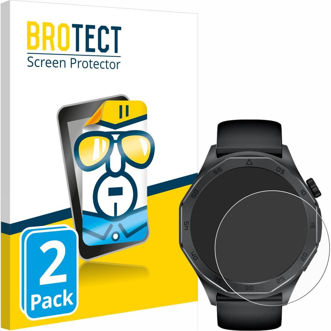 BROTECT Schutzfolie Displayschutz Displayschutzfolie Folie Klar Transparent, Smartwatch Schutzfolie, Transparent