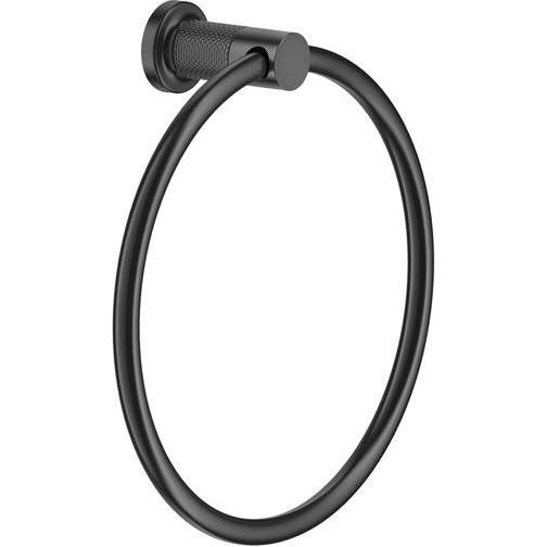 Gessi, Handtuchhalter + Handtuchhaken, Inciso Handtuchring zur Wandmontage, 58509