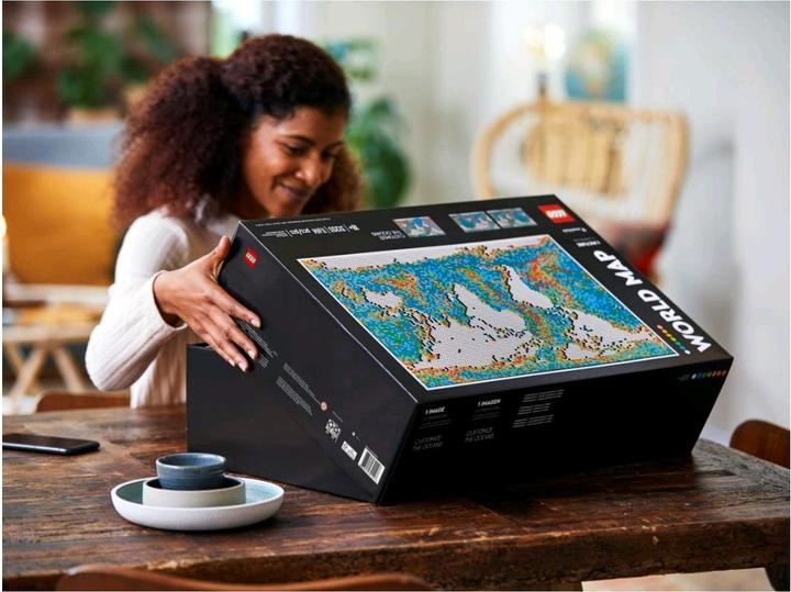 Image du produit LEGO Carte du monde (31203, LEGO Art, LEGO difficiles à trouver)