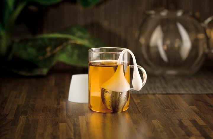 Produktbild AdHoc Teesieb EI HANGTEA klein weiss
