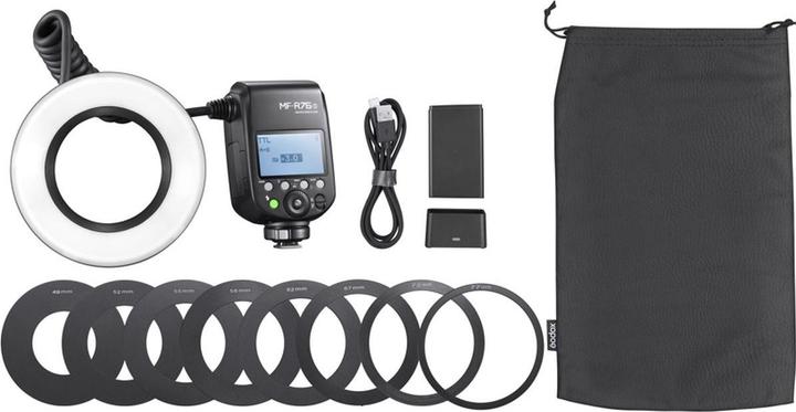 Immagine prodotto Godox MF R76S TTL Macro Ring Flash Sony (Attacco del flash, Sony)