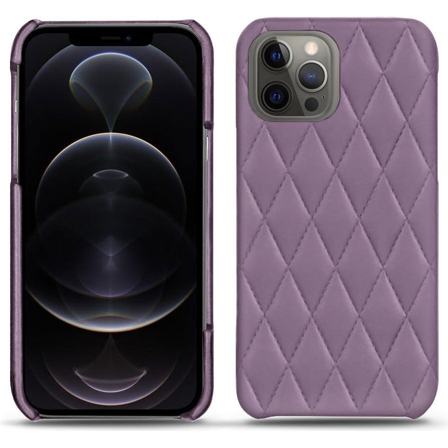 Thumbnail - Noreve Lederschutzhülle (Apple iPhone 12 Pro), Smartphone Hülle, Violett