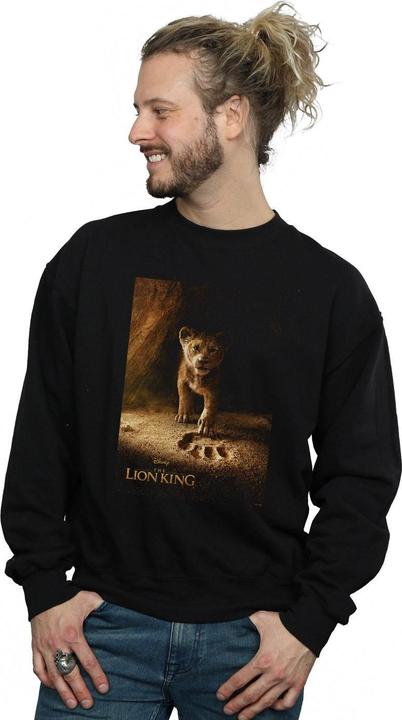Actual product image Disney Mens The Lion King Movie Simba Poster Sweatshirt (M)