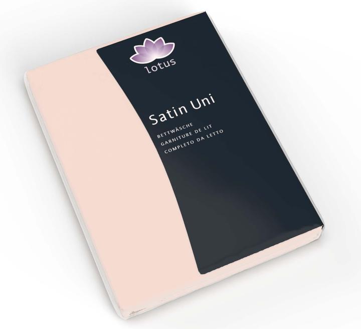 Actual product image Lotus Satin fitted sheet (180 x 200 cm)