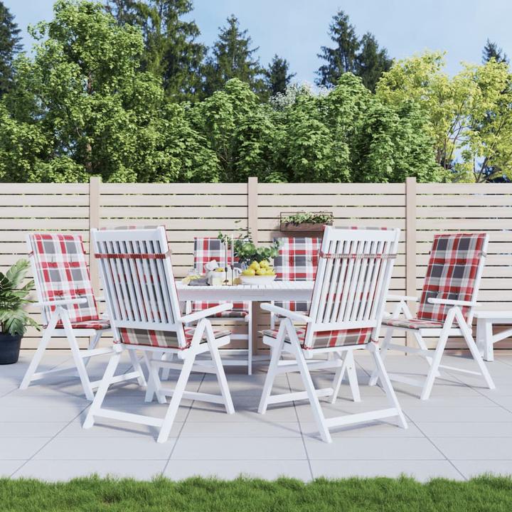 Produktbild vidaXL Gartenstuhlauflage für Hochlehner (120 x 50 cm)