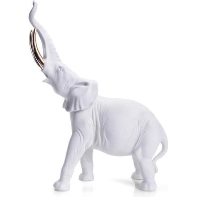 Wagner, Accessori + Oggetti decorativi, 16592 W - Porcellana - Elefante, grande