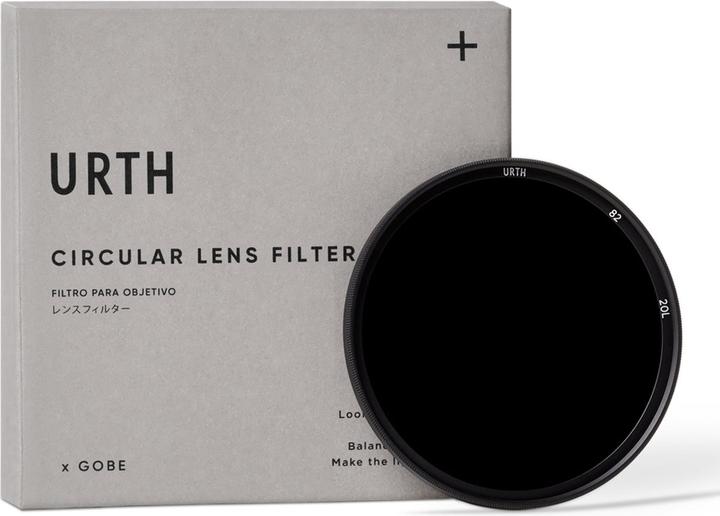 Produktbild Urth 82mm ND1000 (10 Stop) Lens Filter (Plus+) (82 mm, ND- / Graufilter, 82 mm)