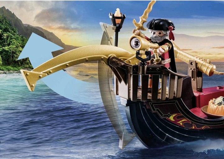 Produktbild Playmobil Burnham Raiders Feuerschiff (70641, Playmobil Novelmore)