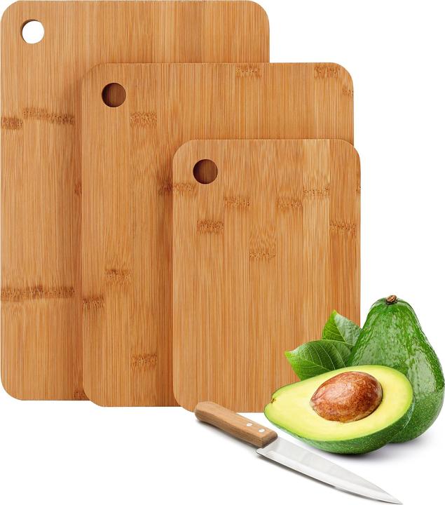 Actual product image Relaxdays 3x cutting board