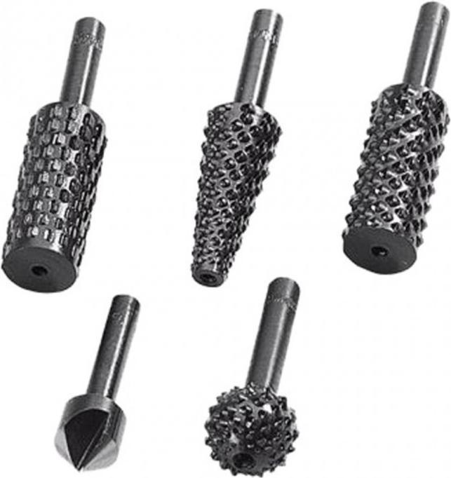 Produktbild wolfcraft 1 Raspel- u. Senker-Set 5-tlg.