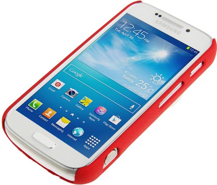 Actual product image König Design Hardcase for mobile Samsung Galaxy S4 i9500 / i9505 / i9506 / GT i9515 Zoom C1010 red (Samsung Galaxy S4)