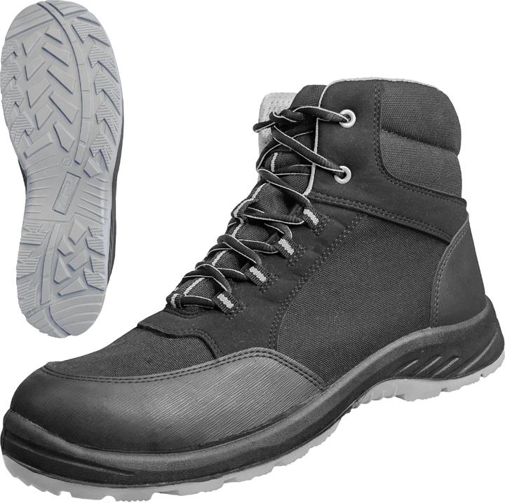 Produktbild Nitras SOLID STEP MID, Sicherheitsstiefel, halbhoch, S3S CI FO SR, strapazierfähiges Textil, schwarz (S3, 35, 36, 37, 38, 39, 40, 41, 42, 43, 44, 45, 46, 47, 48, 49, 50)