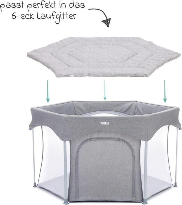 Actual product image Fillikid Playpen insert 6-corner