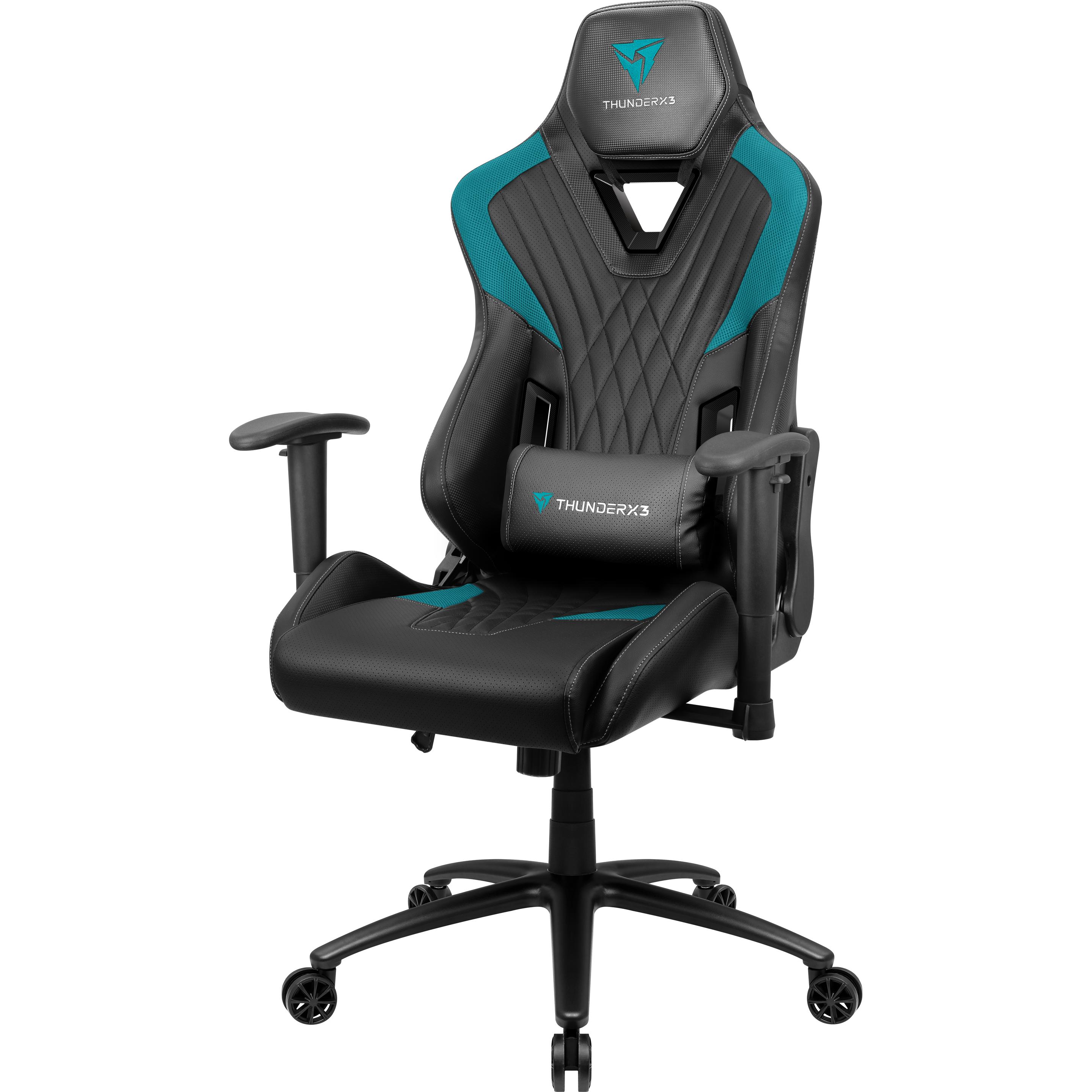 Thumbnail - Thunder X3 Fauteuil compatible DC3 Air (Noir/Bleu), Gaming Stuhl, Schwarz, Blau