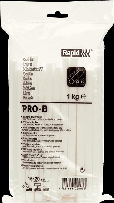 Immagine prodotto Rapid Colla in stick PRO-B Ø12x190mm 1,0 kg, sacchetto