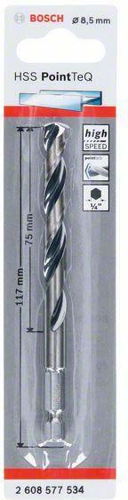 Actual product image Bosch Professional Zubehör HSS PointTeQ hexagonal drill 8.5 mm (8.5 mm)